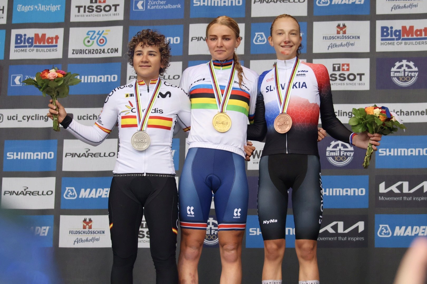 Paula Ostiz, subcampeona del mundo j&uacute;nior de ciclismo en ruta